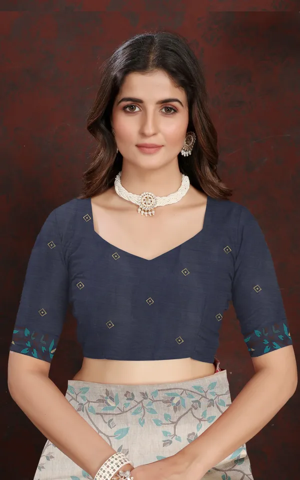 Tantuja_Inspired_Traditional_Floral_Nakshi_Jaal_Work_Soft_Jamdani_Saree_In_Beige_Sea_Green_And_Brown