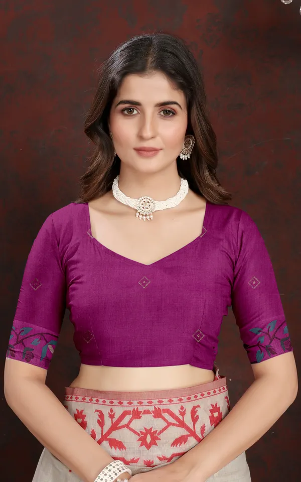 Tantuja_Inspired_Traditional_Floral_Nakshi_Jaal_Work_Soft_Jamdani_Saree_In_Beige_Indigo_Black_And_Multicolor