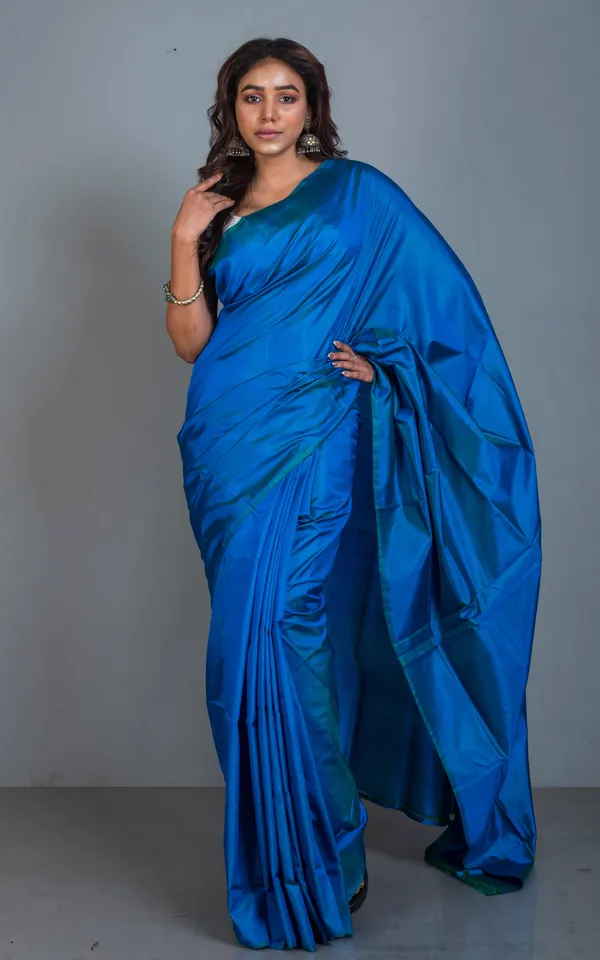 Soft_Woven_Bishnupuri_Katan_Silk_Saree_In_Sapphire_Blue