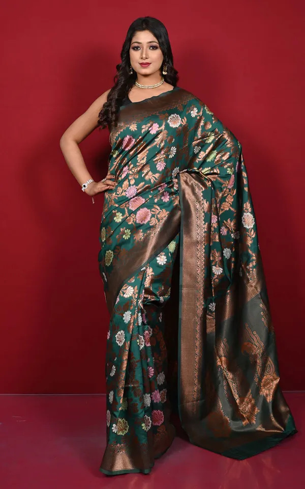 Traditional_Jaal_Meenakari_Nakshi_Motif_Work_Softy_Katan_Silk_Saree_In_Kaitoke_Green_Antique_Golden_And_Multicolor