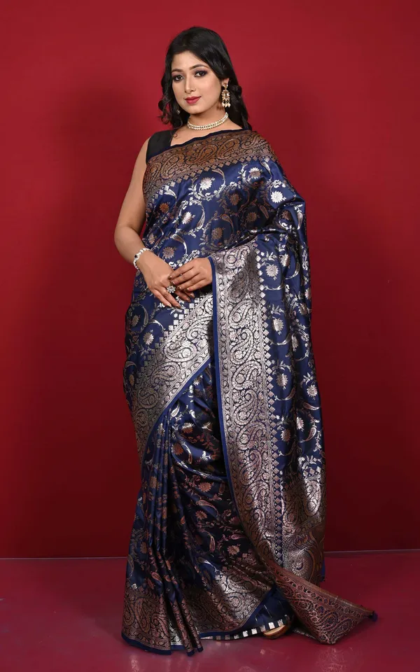 Traditional_Jaal_Meenakari_Nakshi_Motif_Work_Softy_Katan_Silk_Saree_In_Midnight_Blue_And_Antique_Golden