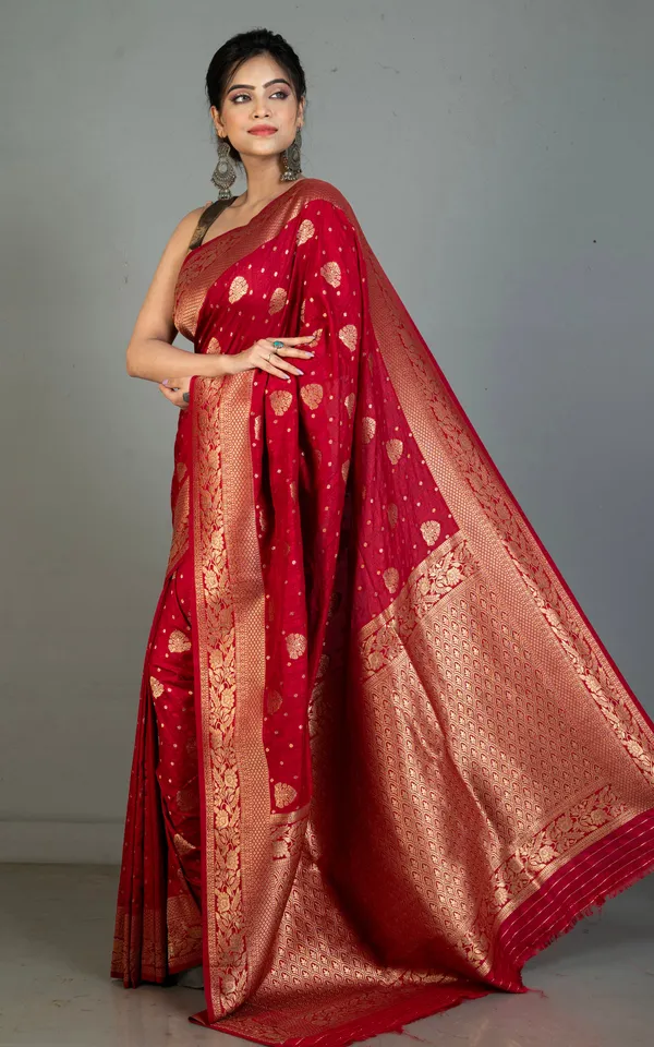 Traditional_Nakshi_Motif_Work_Softy_Dola_Katan_Silk_Saree_In_Maroon_And_Antique_Golden
