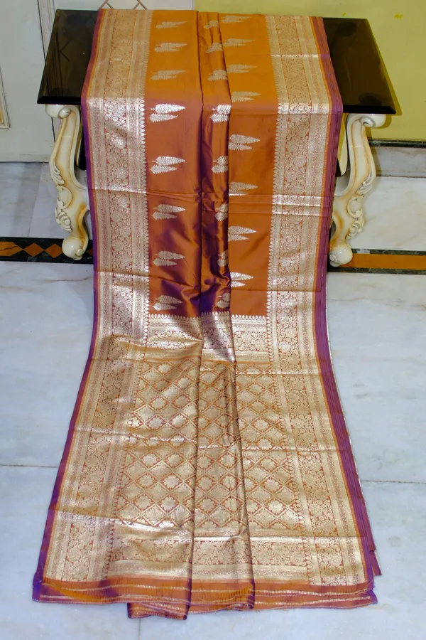Traditional_Woven_Teifi_Tree_Butta_Katan_Silk_Saree_In_Light_Brown_And_Antique_Golden