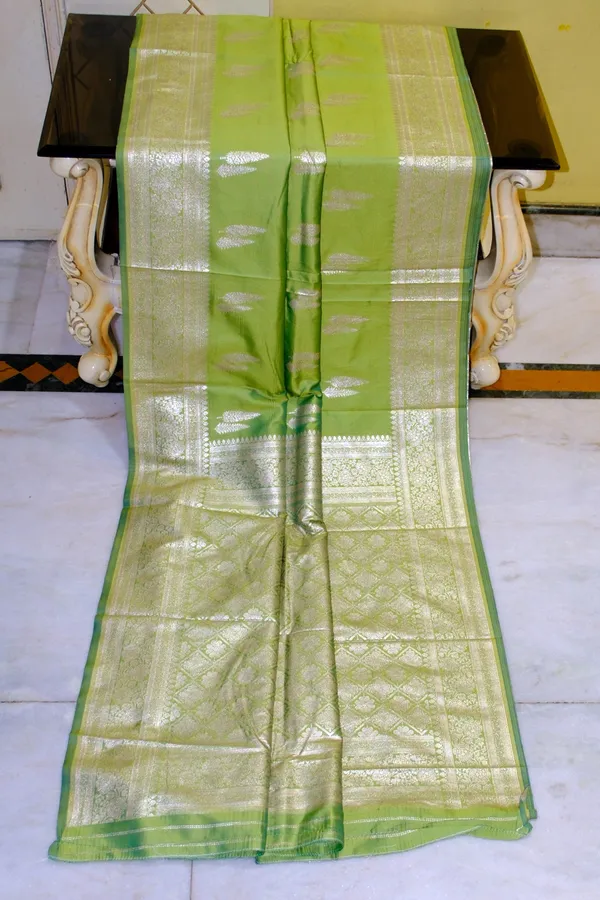 Traditional_Woven_Teifi_Tree_Butta_Katan_Silk_Saree_In_Pea_Green_And_Antique_Golden