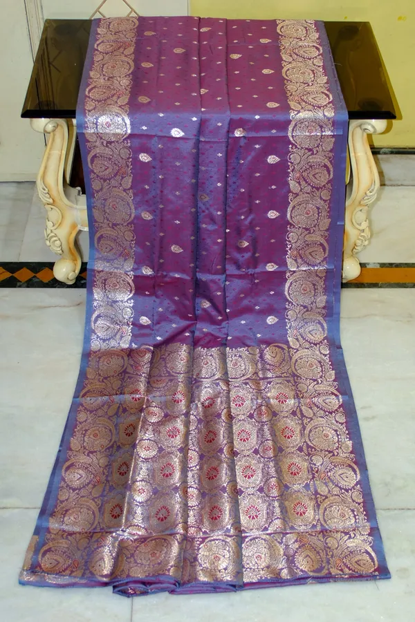 Jamawar_Satin_Tan_Chui_Katan_Silk_Saree_In_Haze_Purple_And_Maroon