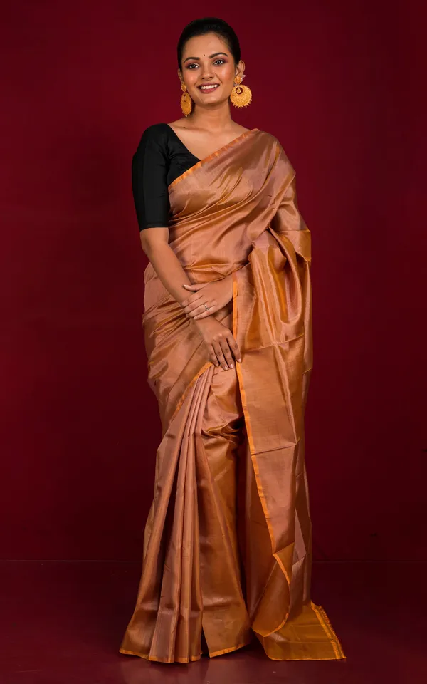 Soft_Woven_Bishnupuri_Katan_Silk_Saree_In_Raw_Sienna