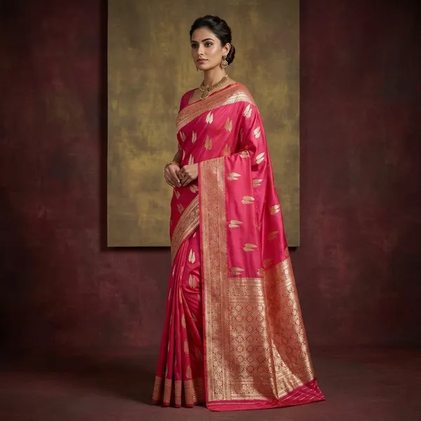 Traditional_Woven_Teifi_Tree_Butta_Katan_Silk_Saree_In_Raspberry_And_Antique_Golden