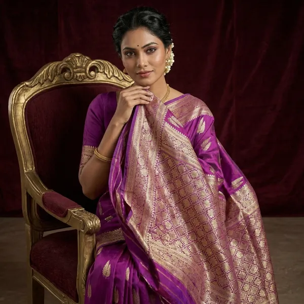 Traditional_Woven_Teifi_Tree_Butta_Katan_Silk_Saree_In_Purple_And_Antique_Golden