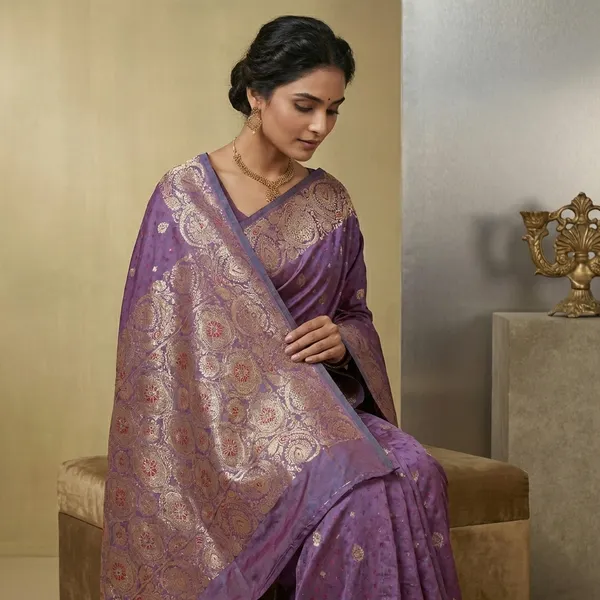 Jamawar_Satin_Tan_Chui_Katan_Silk_Saree_In_Haze_Purple_And_Maroon