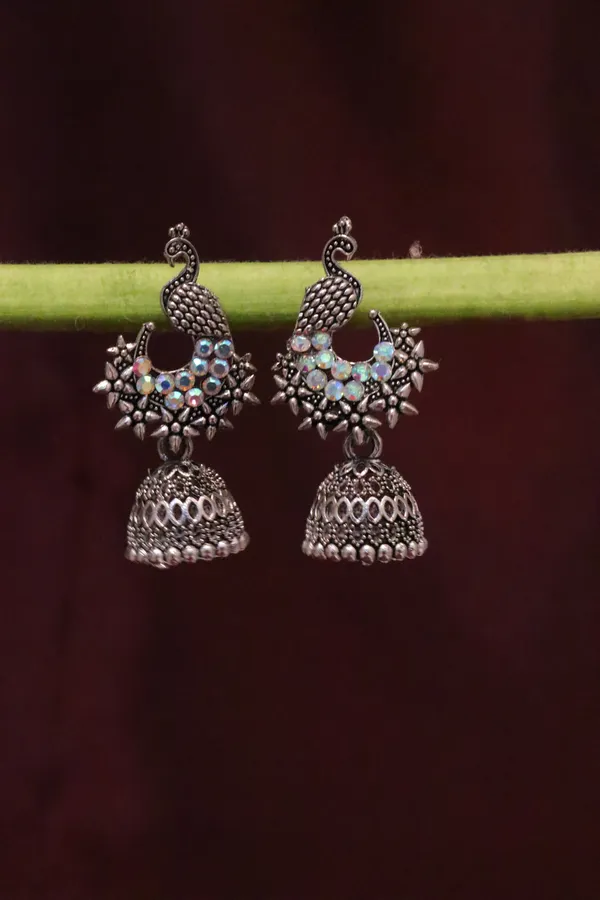 Silver_Alloy_Jhumka_Earrings_For_Women