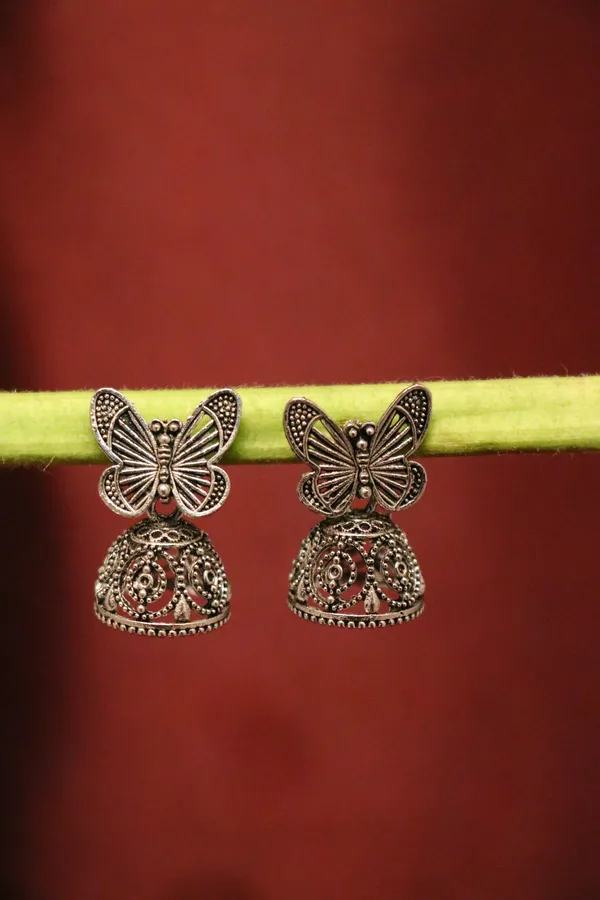 Brown_Alloy_Stud_Earrings_For_Women