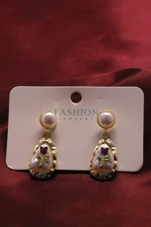 White_Alloy_Earrings_For_Women
