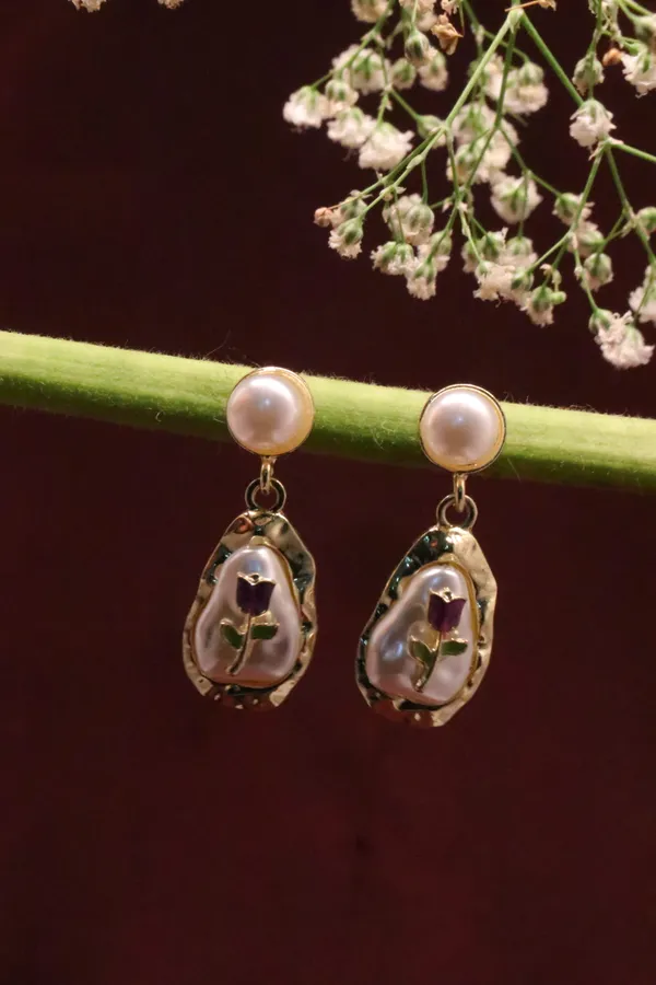 White_Alloy_Earrings_For_Women