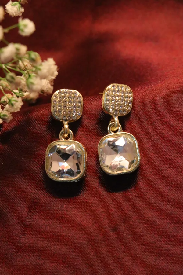 White_Alloy_Earrings_For_Women