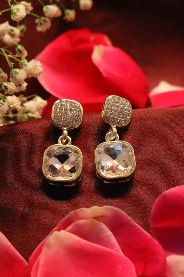 White_Alloy_Earrings_For_Women