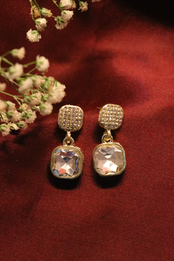White_Alloy_Earrings_For_Women