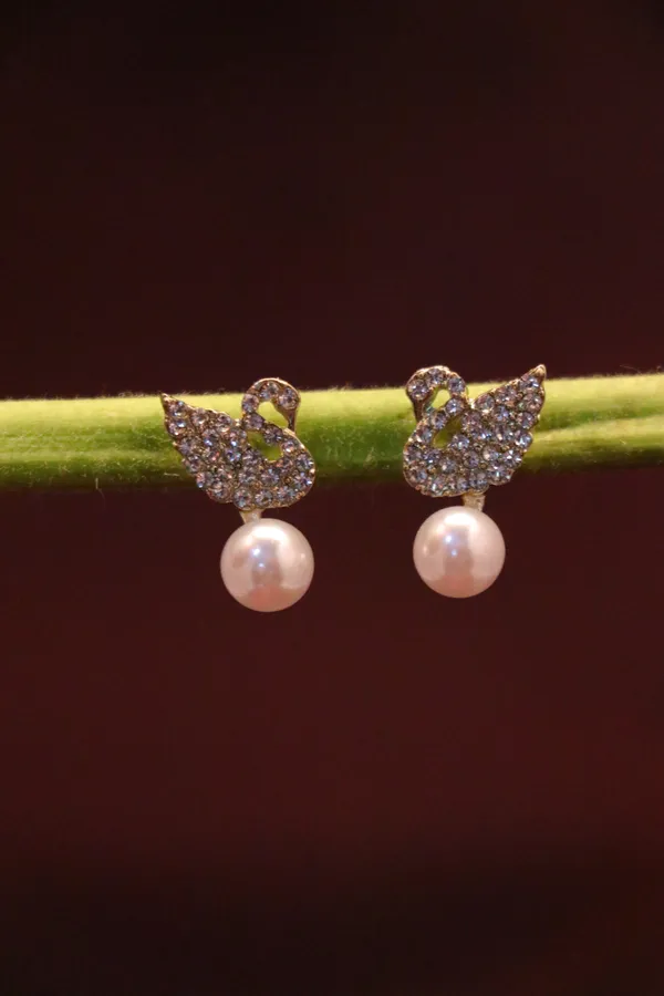 White_Alloy_Earrings_For_Women