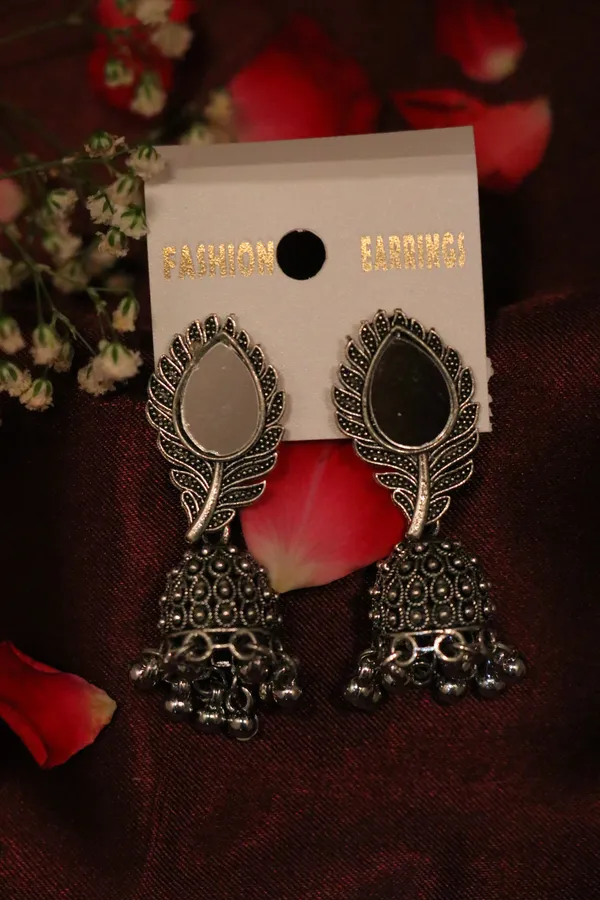 Blue_And_Silver_Alloy_Jhumka_Earrings_For_Women