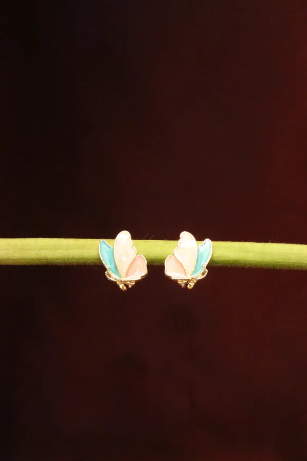 Multicolour_Alloy_Stud_Earrings_For_Women