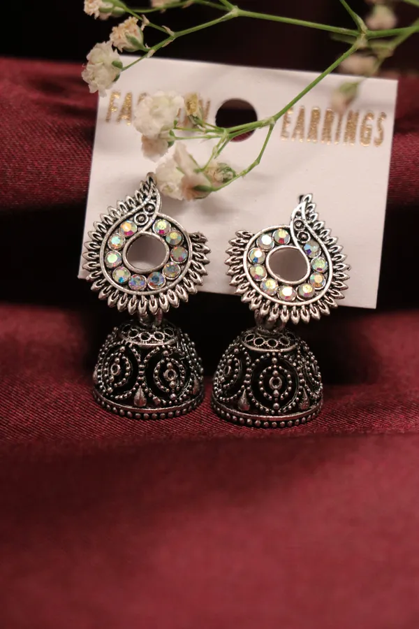 Silver_Alloy_Jhumka_Earrings_For_Women