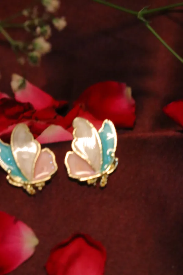 Multicolour_Alloy_Stud_Earrings_For_Women
