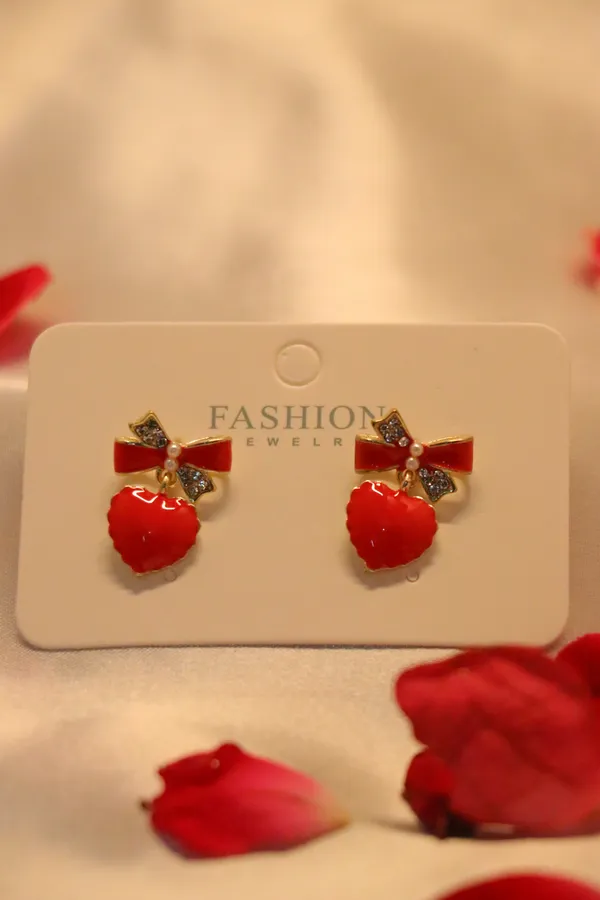 Red_Alloy_Earring_For_Women