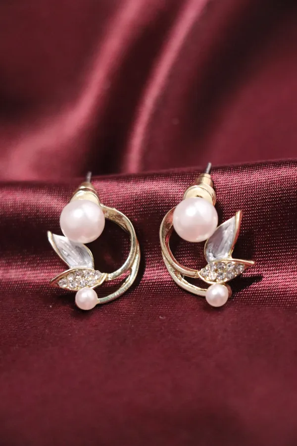 White_Alloy_Earrings_For_Women