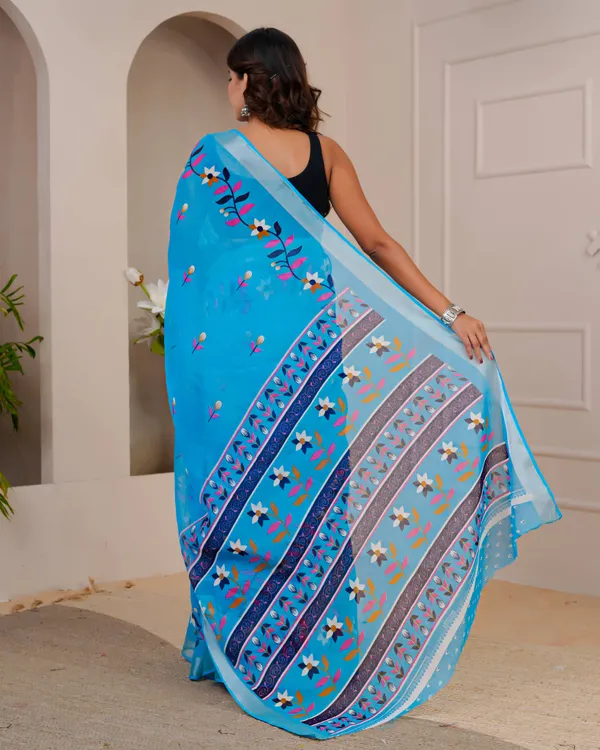 Women's_Linen_Silk_Floral_Embroidered_Saree_with_Silver_Zari_Border_(Sky_Blue)