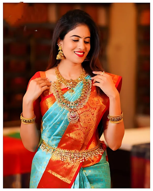 Multicolor_Banarasi_Woven_Self_Design_Saree_For_Women