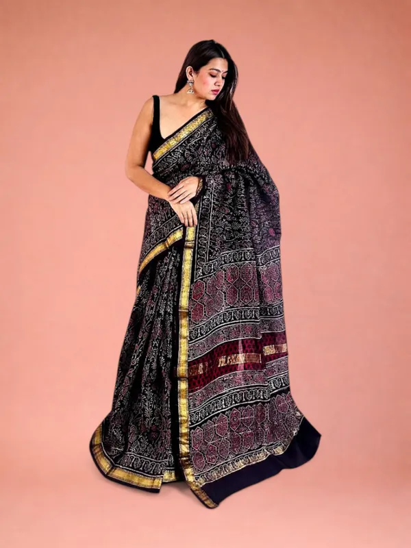 Elegant_Hand_Block_Printed_Maheshwari_Silk_Saree_in_Jamuni_Night_1059