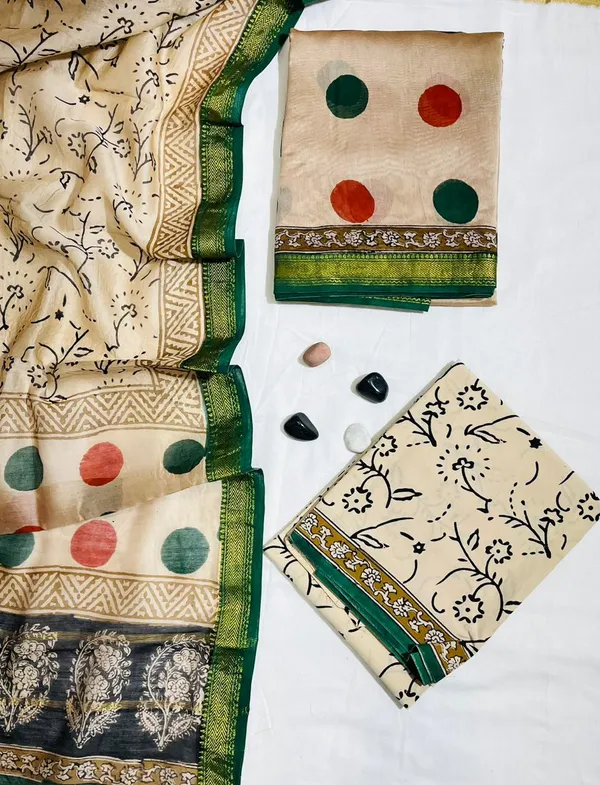 Elegant_Botanical_Hand-Block_Printed_Beige_Authentic_Pure_Maheshwari_Silk_Unstitched_Suit_(03_Piece)