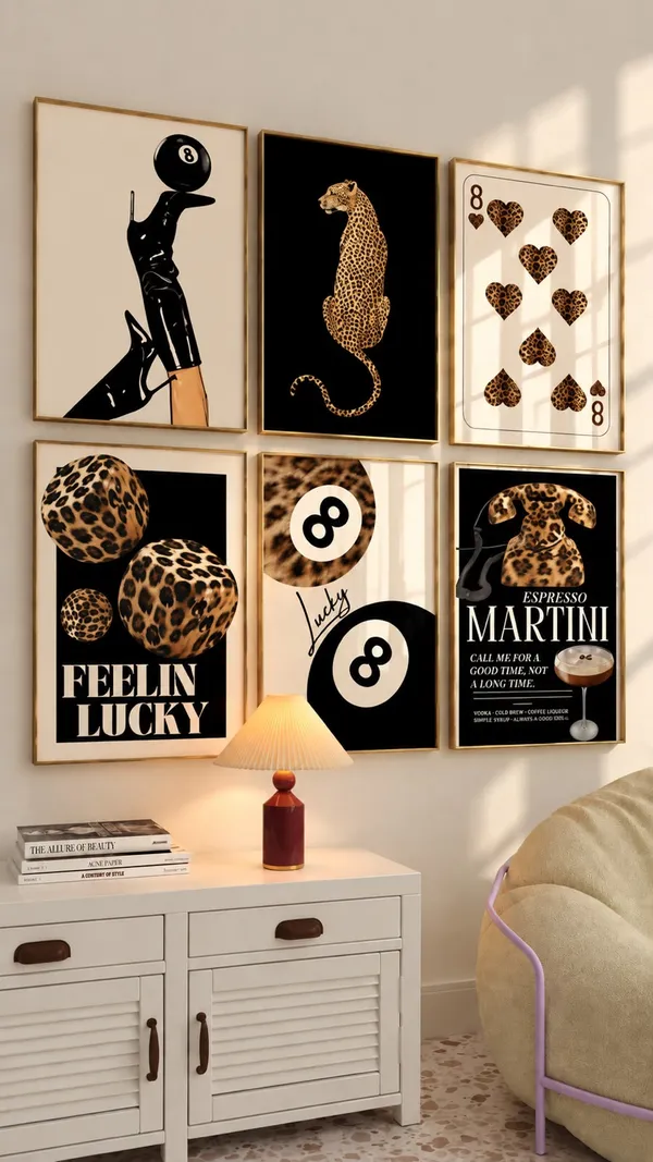 Feelin_Lucky_Wall_Art_Set_of_6_|_Leopard,_8-Ball,_Espresso_Martini_&_Playing_Card_Prints