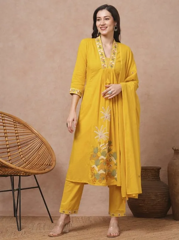 Aaliya_Yellow_Embroidered_Ram_Boota_Kurta_And_Pant_Set_With_Dupatta