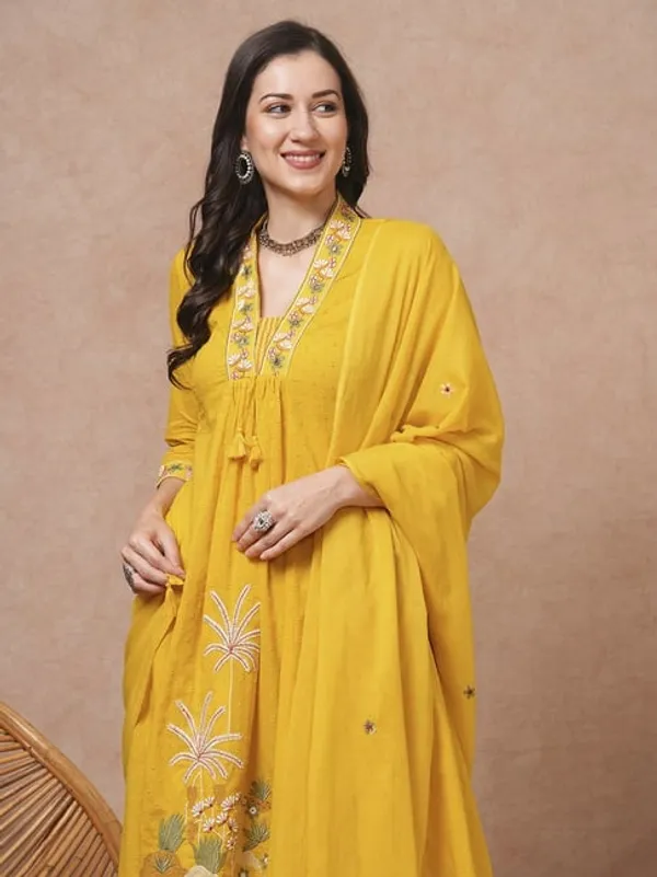 Aaliya_Yellow_Embroidered_Ram_Boota_Kurta_And_Pant_Set_With_Dupatta