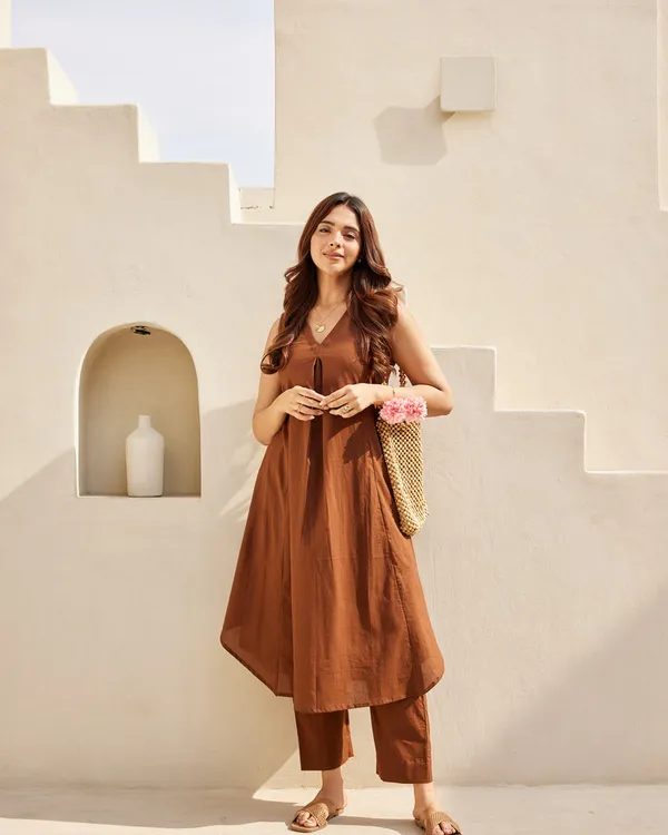 Brown_Kurta_Set