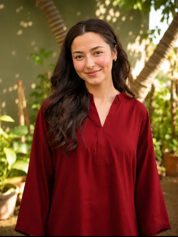 Maroon_Embroidered_Cotton_Kurta_and_Palazzo_Set