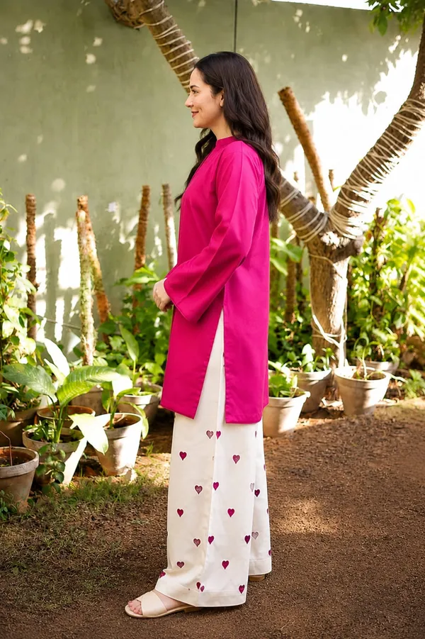 Pink_Embroidered_Cotton_Kurta_and_Palazzo_Set