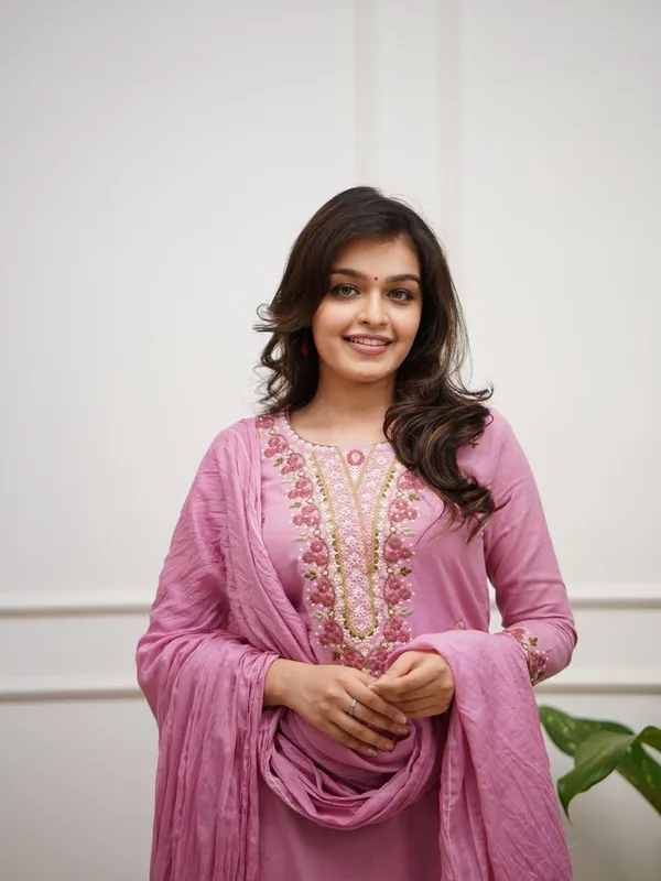 Pink_Cotton_Rose_Embroidered_Kurta_Pant_Dupatta_Set_For_Women