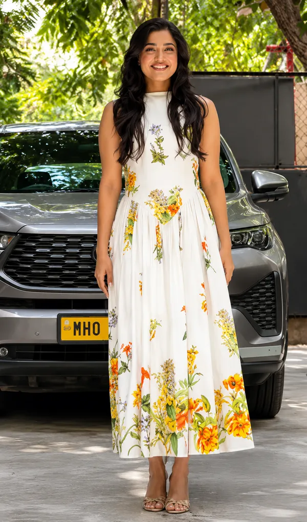Rashmika_Floral_Elegance_White_Maxi_Dress