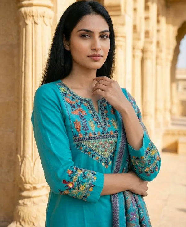 Sky_Blue_Cotton_Flex_Embroidered_Suit_With_Dupatta_For_Women