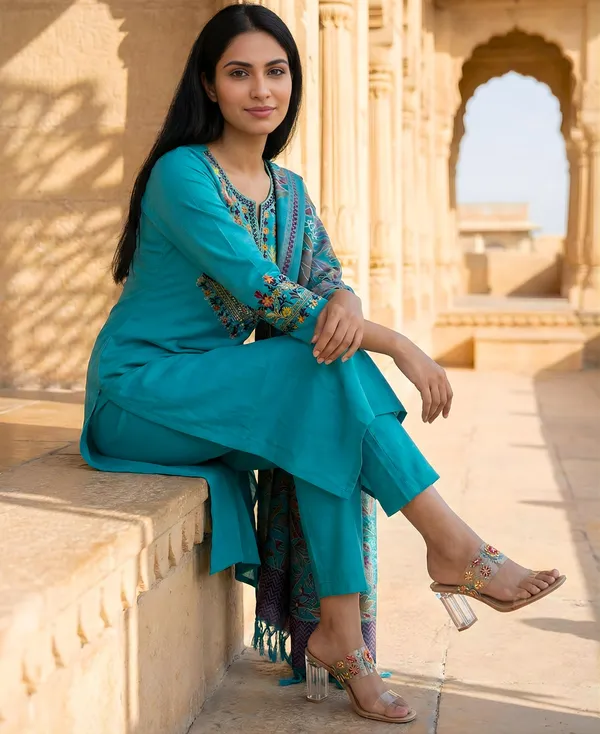 Sky_Blue_Cotton_Flex_Embroidered_Suit_With_Dupatta_For_Women