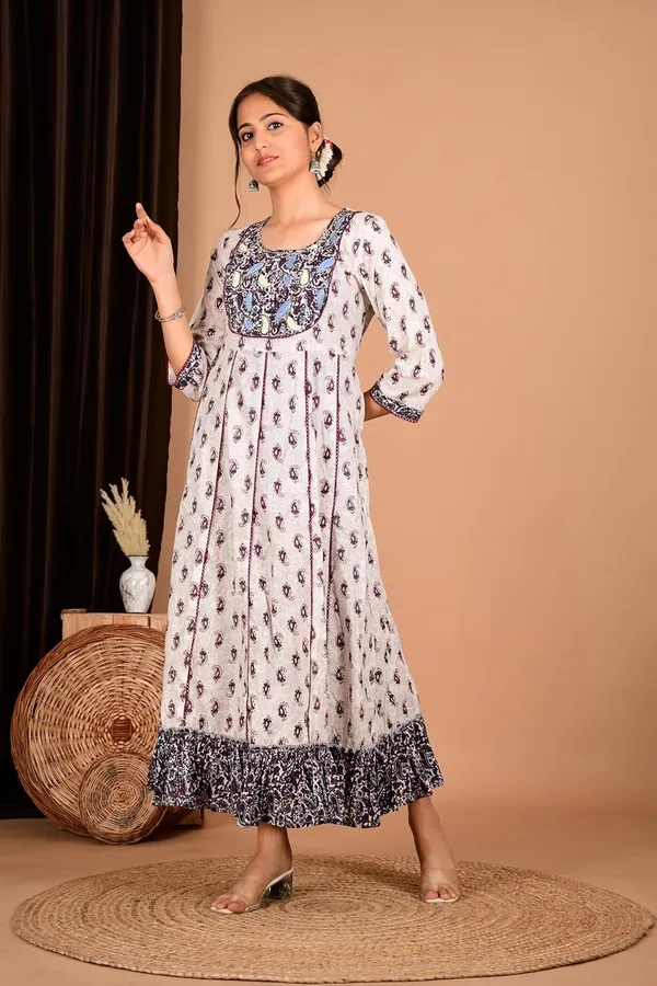 Purple_Cotton_Premium_Gown_Kurta_For_Women
