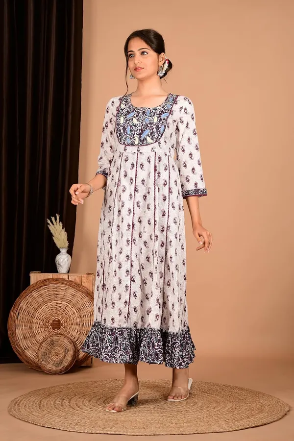 Purple_Cotton_Premium_Gown_Kurta_For_Women