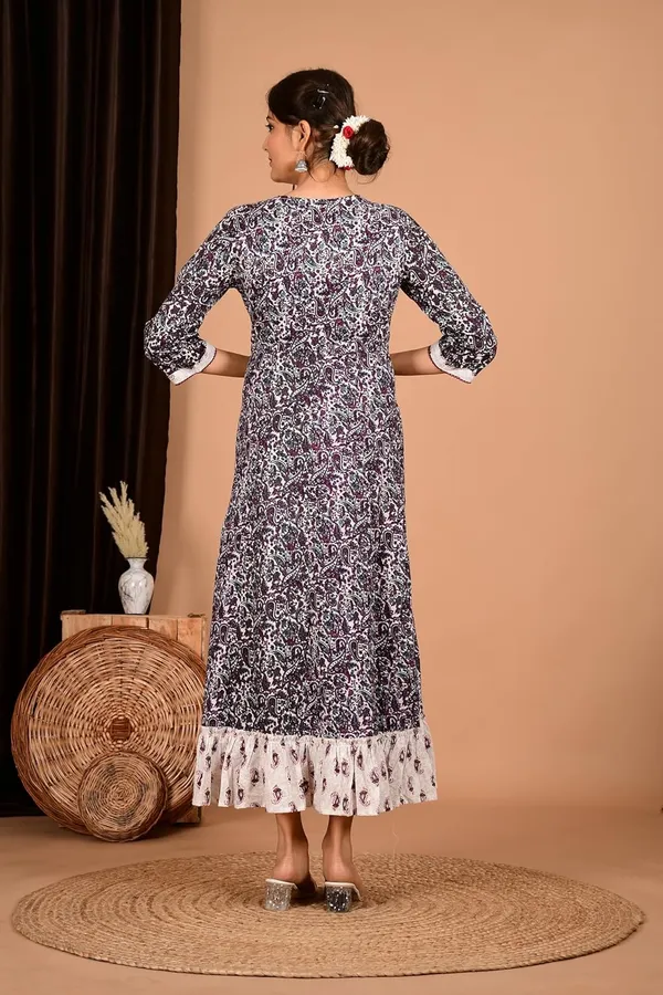 Purple_Cotton_Premium_Gown_Kurta_For_Women