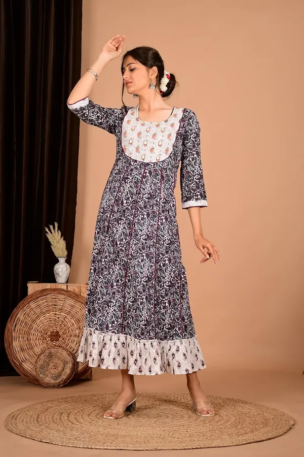 Purple_Cotton_Premium_Gown_Kurta_For_Women