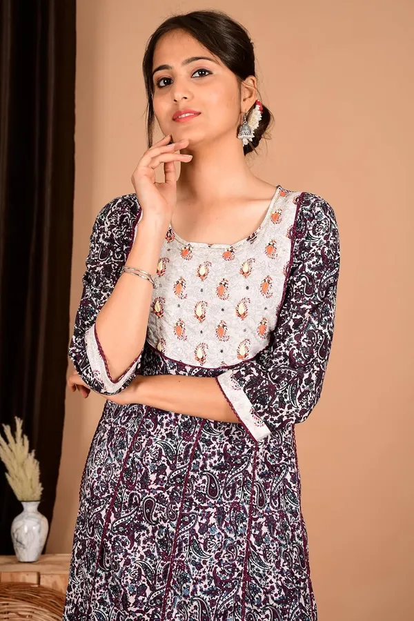 Purple_Cotton_Premium_Gown_Kurta_For_Women