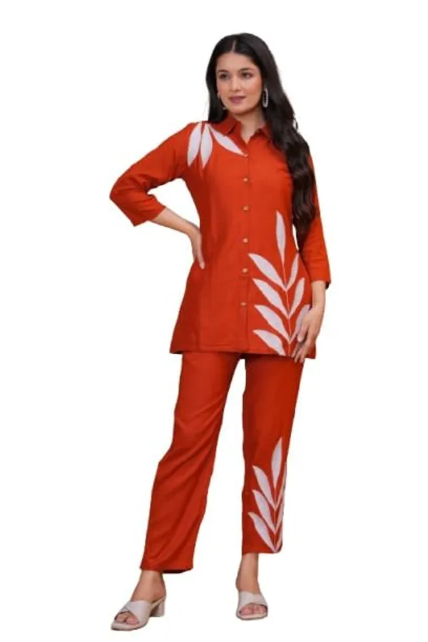 Rust_Cotton_Premium_Loungewear_Set_For_Women