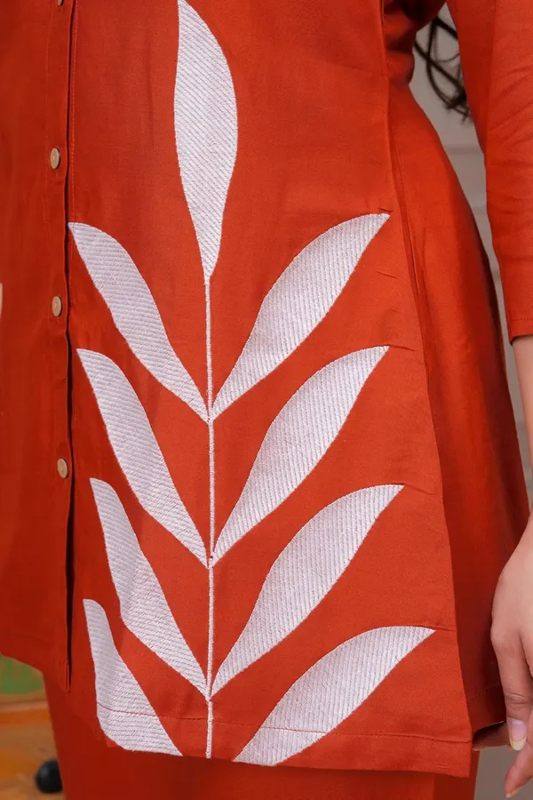 Rust_Cotton_Premium_Loungewear_Set_For_Women