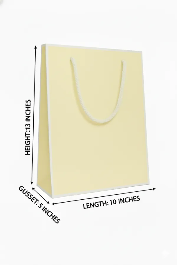 PACK_OF_10_Premium_Ivory_(Light_Yellow)_Gift_Bag_with_Rope_Handles