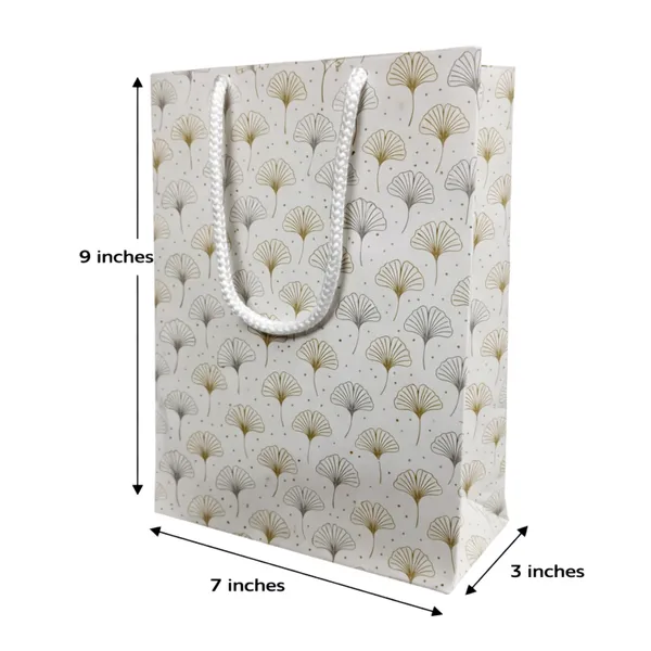 PACK_OF_10_Art_Deco_Fan_Pattern_Gift_Bag_-_Gold_&_Grey